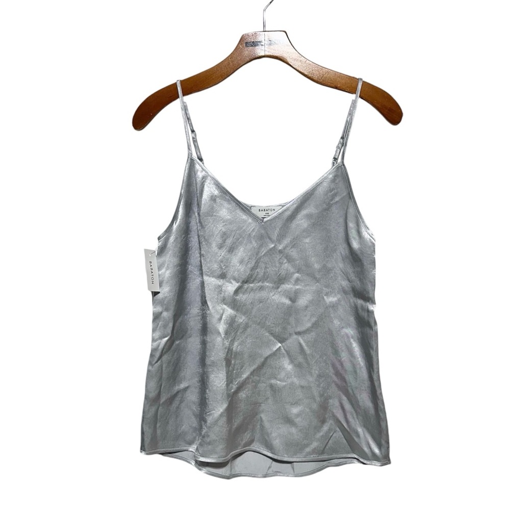 Aritzia Babaton Silver Gray Camisole Top Size XXS